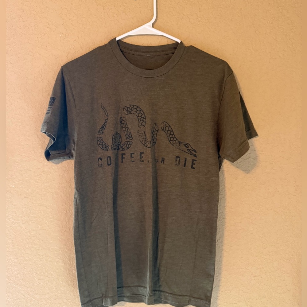 Black Rifle Coffee “Coffee or Die” T-shirt | Men’s Small
